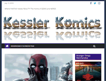 Tablet Screenshot of kesslerkomics.com